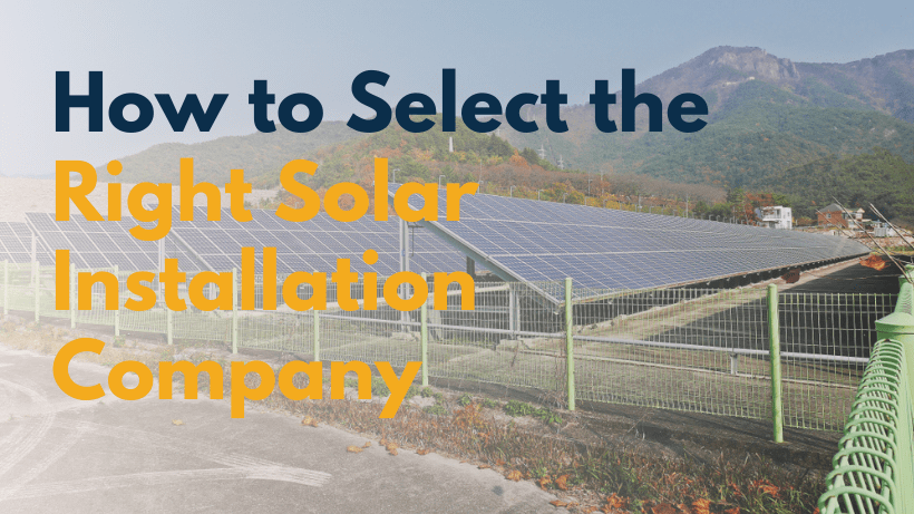 How to Select the Right Solar Installation Company In Karachi-min